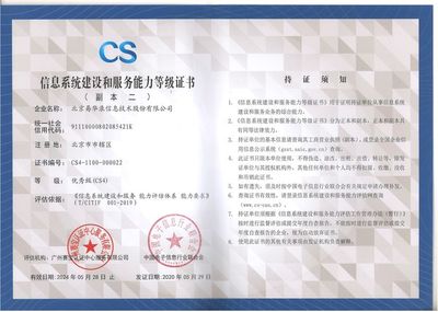 CS系統集成資質辦理的意義、流程與所需資料